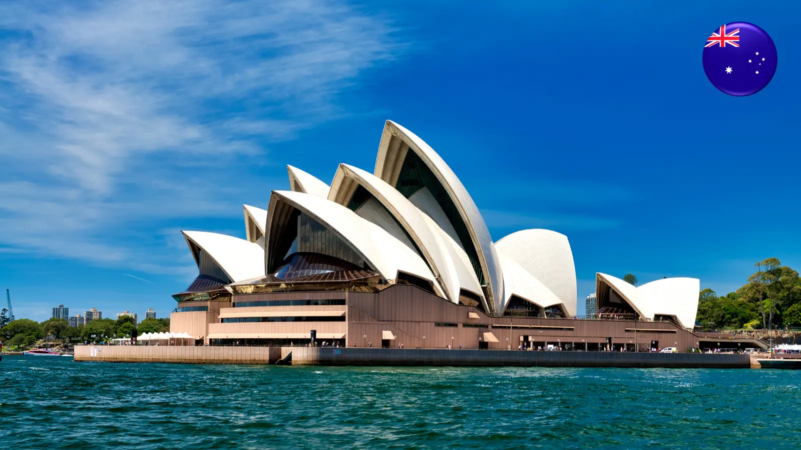 Sydney Opera House on the harbour
